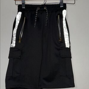 Black Cargo Shorts size 10/12